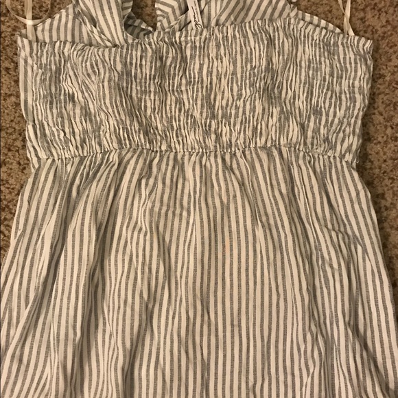 Blue and White Summer Dress - Picture 5 of 5